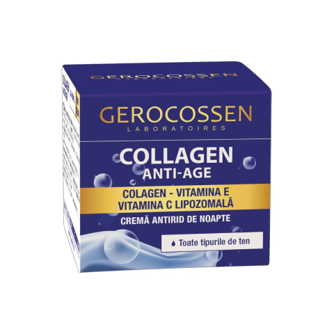 Ingrijire ten - Gerocossen Collagen Anti-Age Crema Antirid de Noapte 50 ml