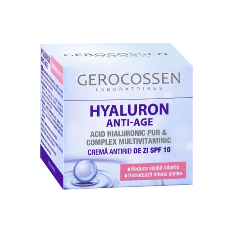 Ingrijire ten - Gerocossen Hyaluron Anti-Age Crema Antirid de Zi SPF 10 50 ml