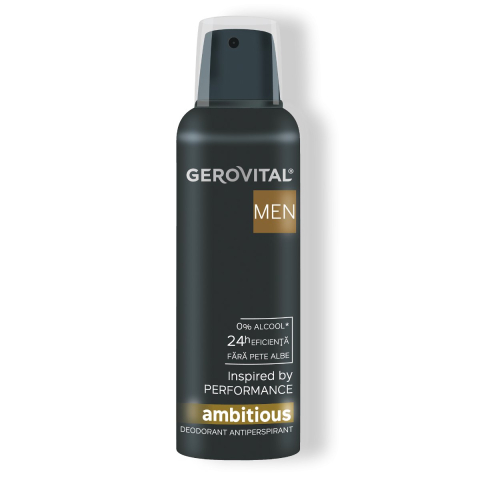 Deodorante - Gerovital Men Ambitious Deodorant Antiperspirant Spray 150 ml