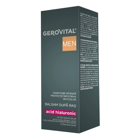Dupa ras - Gerovital Men Balsam Dupa Ras cu Acid Hialuronic 100 ml