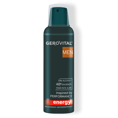 Deodorante - Gerovital Men Energy Deodorant Antiperspirant Spray 150 ml