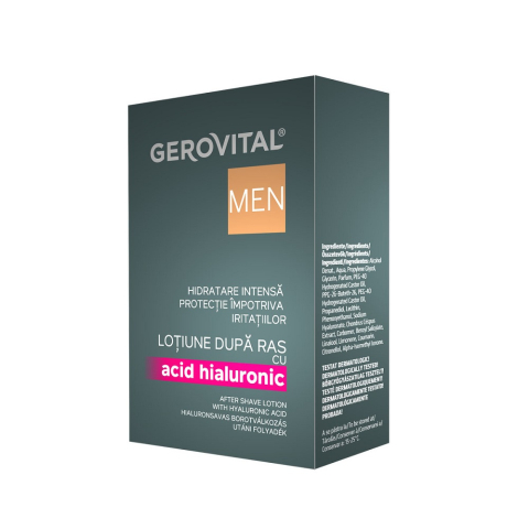 Dupa ras - Gerovital Men Lotiune Dupa Ras cu Acid Hialuronic 100 ml