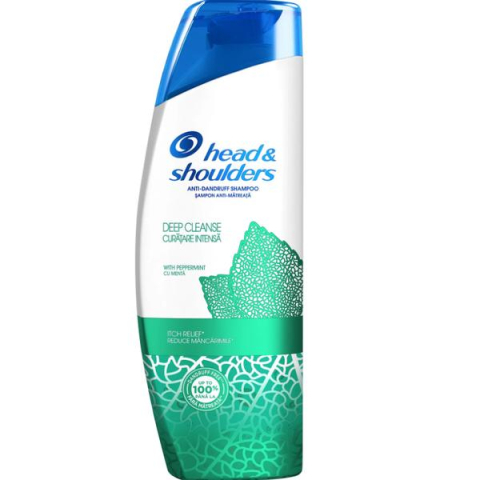 Sampon - Head & Shoulders Deep Cleanse Curatare Intensa Sampon Antimatreata cu Menta pentru Reducerea Mancarimilor 300 ml