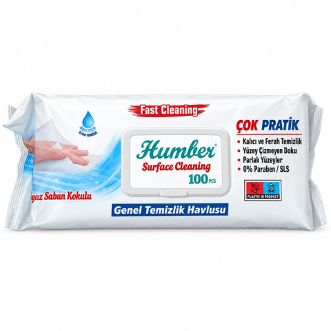 Curatenie - Humber Surface Cleaning Servetele Umede pentru Curatarea Suprafetelor cu Parfum de Sapun Alb 100 buc