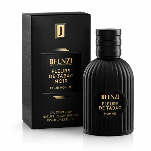 Parfum barbatesc - JFenzi Fleurs de Tabac Noir Apa de Parfum pentru Barbati 100 ml
