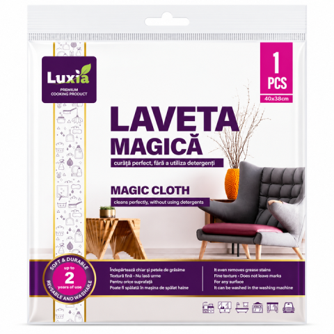 Lavete - Luxia Laveta Magica din Microfibra 40x38 cm 1 buc