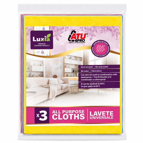 Lavete - Luxia Lavete Universale pentru Curatenie 35x37 cm 3 buc