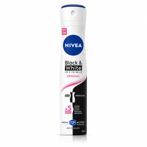 Ingrijire corp - Nivea Black & White Invisible Original Antiperspirant Spray 200 ml