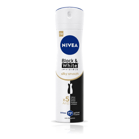 Ingrijire corp - Nivea Black & White Invisible Silky Smooth Antiperspirant Spray 200 ml