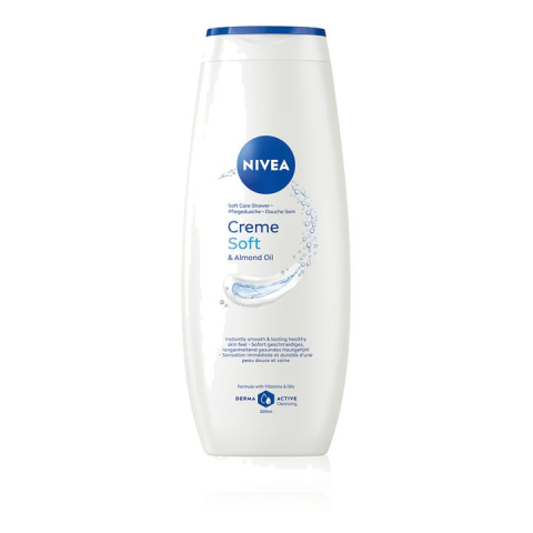 Dus si baie - Nivea Creme Soft Gel de Dus Crema cu Ulei de Migdale 500 ml