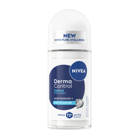 Deodorante femei - Nivea Derma Control Defend Antiperspirant Roll-On pentru Femei 50 ml
