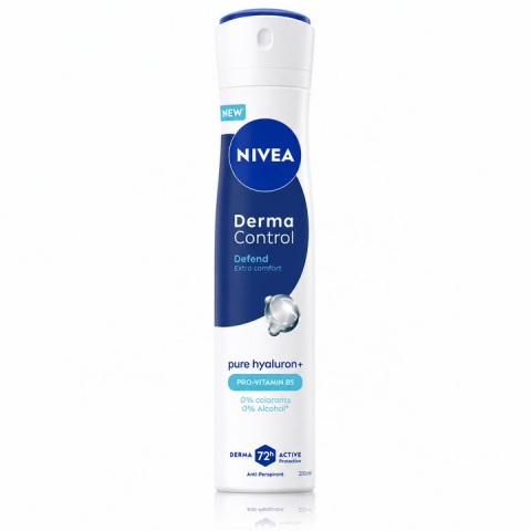 Deodorante femei - Nivea Derma Control Defend Antiperspirant Spray pentru Confort Extra 200 ml