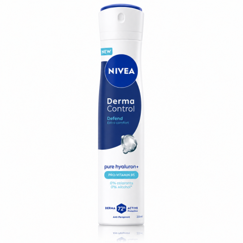 Ingrijire corp - Nivea Derma Control Defend Antiperspirant Spray pentru Confort Extra 200 ml