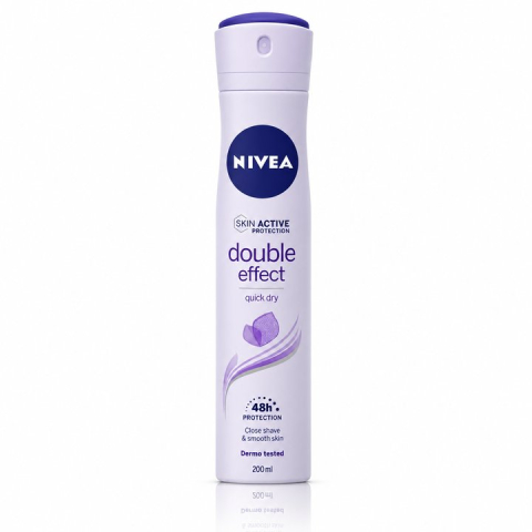 Deodorante femei - Nivea Double Effect Antiperspirant Spray cu Uscare Rapida 200 ml
