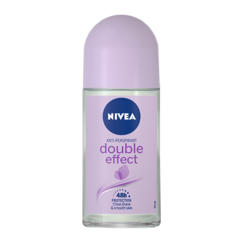 Deodorante femei - Nivea Double Effect Deodorant Roll-On pentru Femei 50 ml