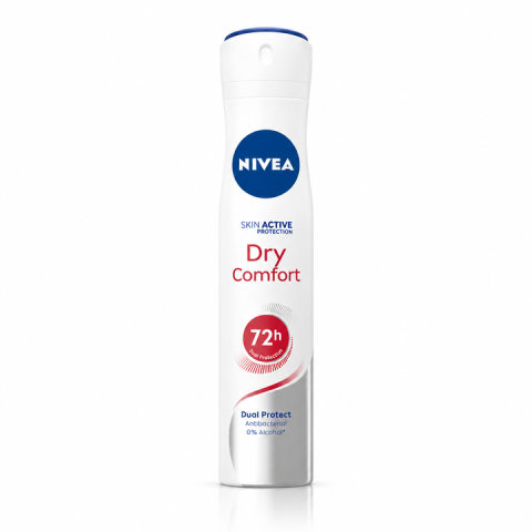 Ingrijire corp - Nivea Dry Comfort Antiperspirant Spray Dual Protect 200 ml