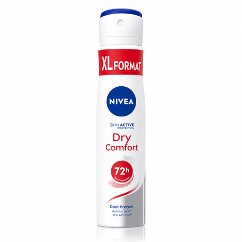 Ingrijire corp - Nivea Dry Comfort Antiperspirant Spray Dual Protect 250 ml