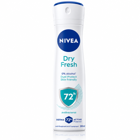 Ingrijire corp - Nivea Dry Fresh Antiperspirant Spray Dual Protect 200 ml