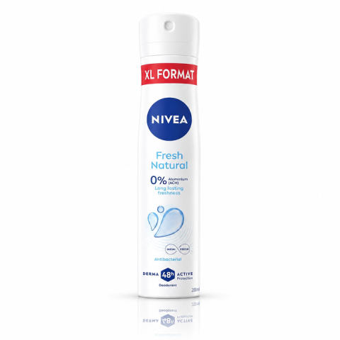 Ingrijire corp - Nivea Fresh Natural Deodorant Spray 0% Aluminiu 200 ml