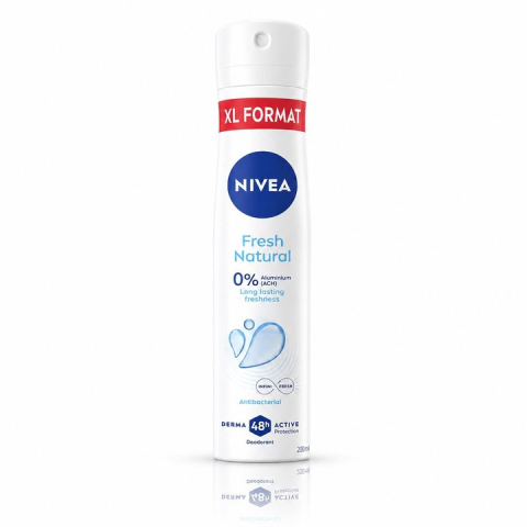Deodorante femei - Nivea Fresh Natural Deodorant Spray 0% Aluminiu 200 ml