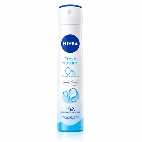 Ingrijire corp - Nivea Fresh Natural Deodorant Spray 0% Aluminiu 250 ml