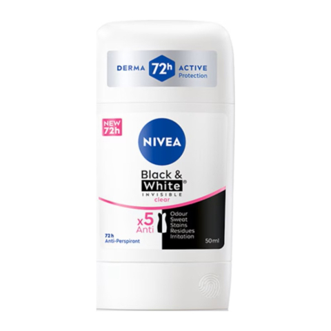 Deodorante femei - Nivea Invisible Black & White Clear Deodorant Stick pentru Femei 50 ml