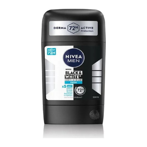 Barbati - Nivea Men Black & White Fresh Deodorant Stick pentru Barbati 50 ml