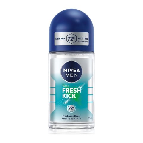 Barbati - Nivea Men Fresh Kick Antiperspirant Roll-On pentru Barbati 50 ml