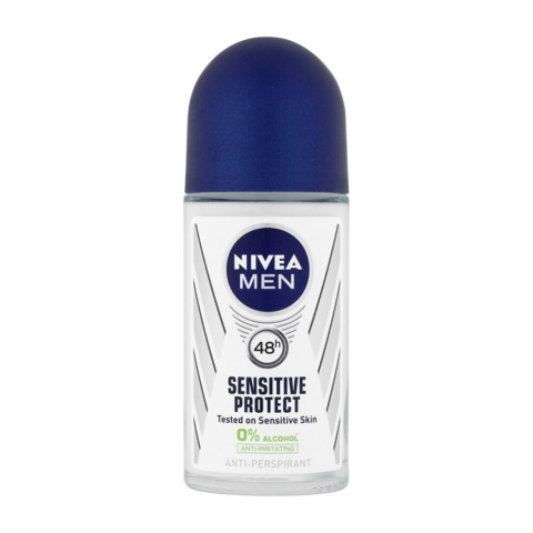 Deodorante - Nivea Men Sensitive Protect Deodorant Roll-On pentru Barbati 50 ml