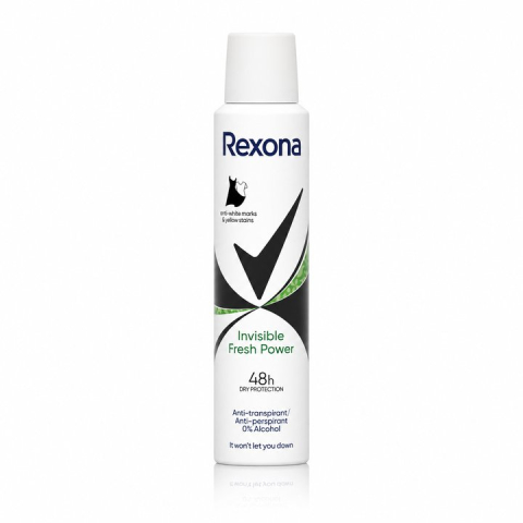 Deodorante femei - Rexona Invisible Fresh Power Antiperspirant Spray 48h 150 ml