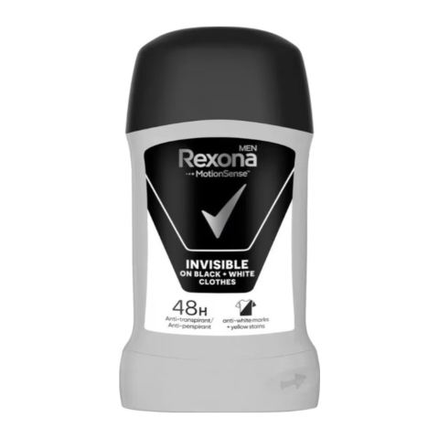 Barbati - Rexona Men Invisible Black + White Deodorant Stick pentru Barbati 50 ml