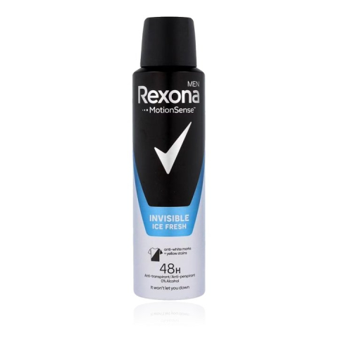 Deodorante - Rexona Men Invisible Ice Fresh Antiperspirant Spray 48h 150 ml