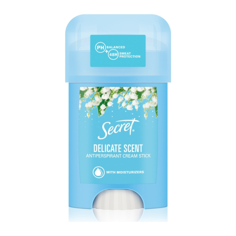 Deodorante femei - Secret Delicate Antiperspirant Stick Crema pentru Femei 40 ml