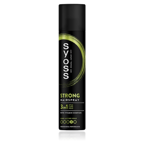 Ingrijire par - Syoss Strong 3in1 4 Fixativ de Par cu Complex de Vitamine 300 ml
