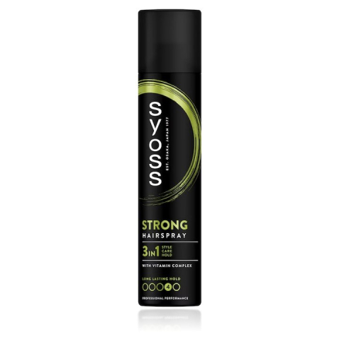 Ingrijire par - Syoss Strong 3in1 4 Fixativ de Par cu Complex de Vitamine 300 ml