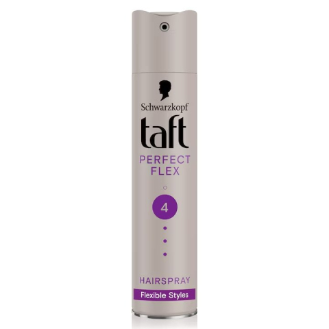 Ingrijire par - Taft Perfect Flex 4 Fixativ de Par cu Elastina Lichida 250 ml