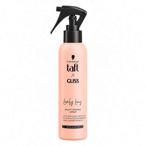 Ingrijire par - Taft x Gliss Lovely Long Spray Multifunctional cu Protectie Termica 150 ml