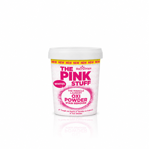 Pentru rufe - The Pink Stuff Pudra 1kg White - Detergent Praf Oxigen Activ Rufe Albe