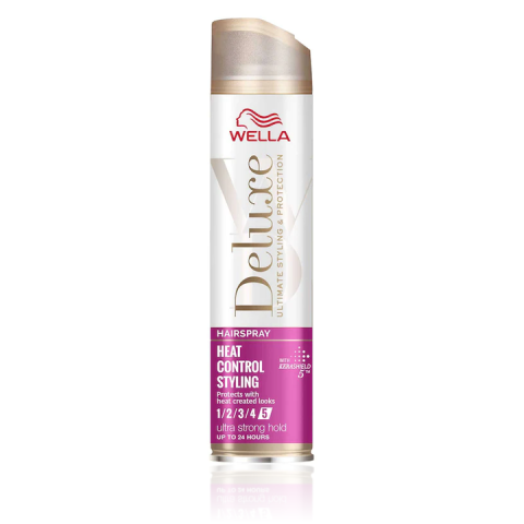 Fixativ - Wella Deluxe Heat Control Styling 5 Fixativ de Par cu Protectie Termica 250 ml