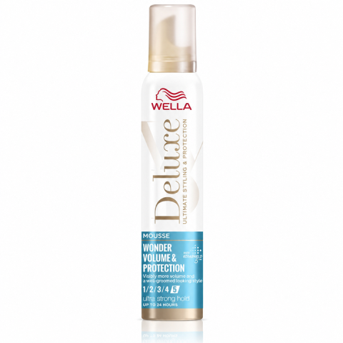 Ingrijire par - Wella Deluxe Wonder Volume & Protection 5 Spuma de Par pentru Volum 200 ml