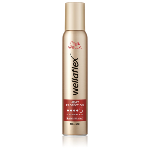 Ingrijire par - Wellaflex Heat Protection 5 Spuma de Par cu Protectie Termica 200 ml