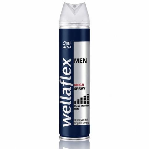 Ingrijire par - Wellaflex Men Mega Spray Starker Halt 5 Fixativ de Par pentru Barbati 250 ml