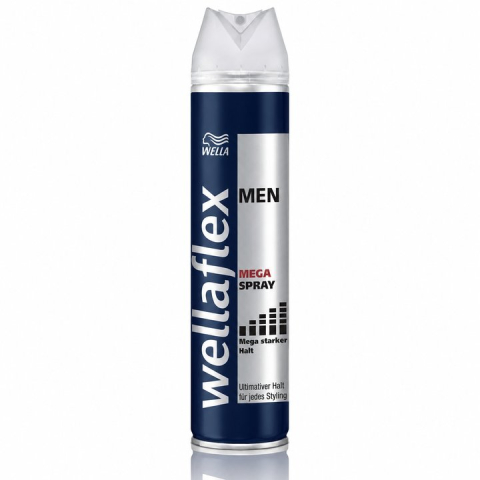 Ingrijire par - Wellaflex Men Mega Spray Starker Halt 5 Fixativ de Par pentru Barbati 250 ml