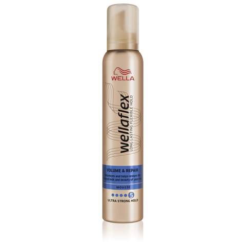 Spuma - Wellaflex Volume & Repair 5 Spuma de Par cu Volum si Reparare 200 ml