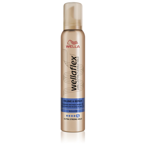 Spuma - Wellaflex Volume & Repair 5 Spuma de Par cu Volum si Reparare 200 ml