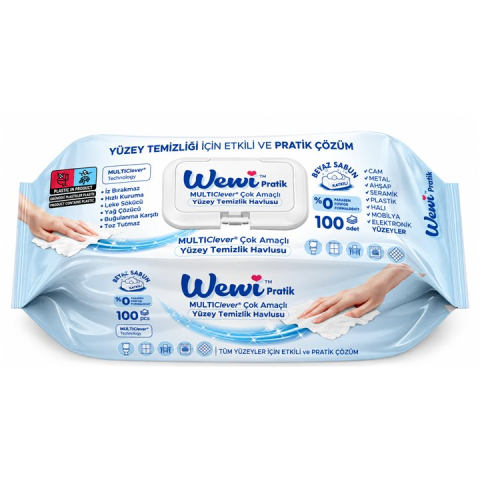 Curatenie - Wewi MULTIClever Servetele Umede Multisuprafete cu Sapun Alb 100 buc