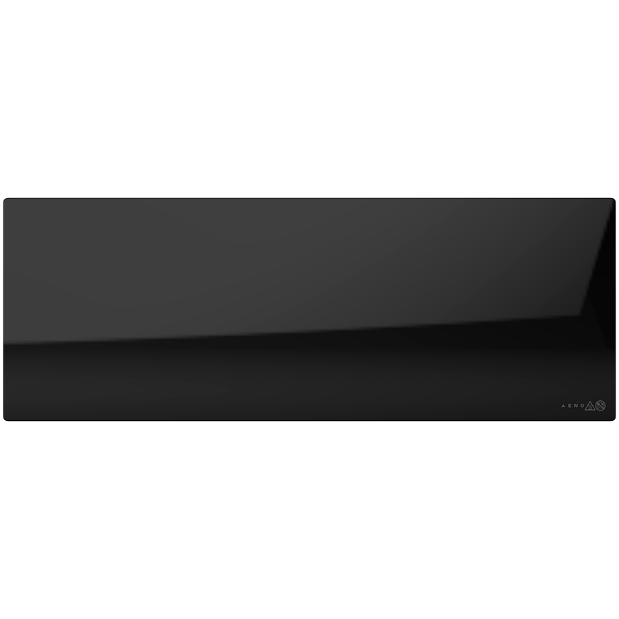 AENO Premium Eco Smart Heater, 700W, Tempered glass, Infrared+convection heating type, Led display Plug type: Europe (E/F type), BLACK [2]