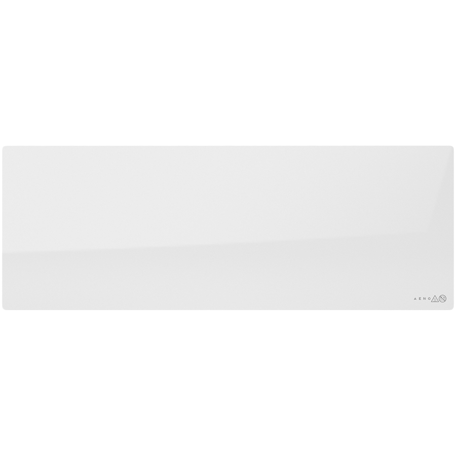 AENO Premium Eco Smart Heater, 700W, Tempered glass, Infrared+convection heating type, Led display Plug type: Europe (E/F type), WHITE [2]