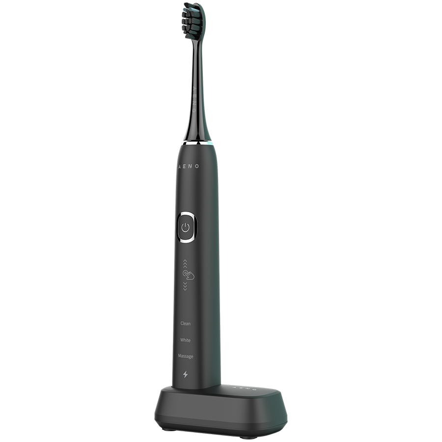 AENO Sonic Electric Toothbrush, DB4: Black, 9 scenarios, with 3D touch, wireless charging, 46000rpm, 40 days without charging, IPX7 [1]