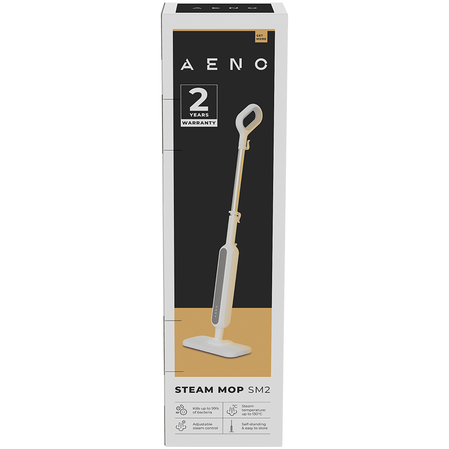 AENO Steam Mop SM2: 1200W, 130°C, IPX4, Tank Volume 275mL, 3 steam modes, self-standing [13]